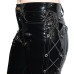 Lovesect Skinny Pants Laced Up Shiny PVC (black)