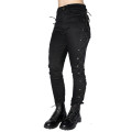 Aderlass Skinny Pants Laced Up Denim (black)