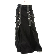 Aderlass Belt Skirt Denim (black)