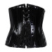 Aderlass Underbust Corset Shiny PVC (black)