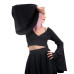 Aderlass Witch Crop Top (black)