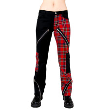 Black Pistol Freak Pants Tartan (black red)