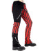 Black Pistol Freak Pants Stripe (black red)