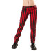 Black Pistol Close Pants Stripe (black red)