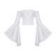 Black Pistol Bat Sleeve Top (White)