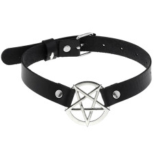 Lovesect Choker Classic Pentagram (black)