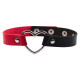 Lovesect Choker Harlekin (black red)