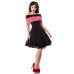 BELSIRA Vintage-Kleid (black / red / white)