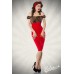 BELSIRA Vintage Pencil-Kleid (leo / rot)