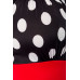 BELSIRA Vintage Pencil-Kleid (red / black / white)