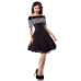 BELSIRA Vintage-Kleid (black/white/stripe)