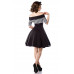 BELSIRA Vintage-Kleid (black/white/stripe)