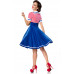 BELSIRA Swing-Kleid im Marinelook (blue / red / white)