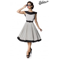 BELSIRA Belsira Premium Vintage Swing-Kleid (White black)