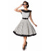 BELSIRA Belsira Premium Vintage Swing-Kleid (White black)