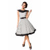 BELSIRA Belsira Premium Vintage Swing-Kleid (White black)