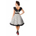 BELSIRA Belsira Premium Vintage Swing-Kleid (White black)