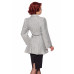 BELSIRA Belsira Premium Blazer-Jacke mit Gürtel (black-and-white)