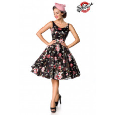 BELSIRA Belsira Premium Vintage Blumenkleid (black / pink)