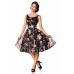 BELSIRA Belsira Premium Vintage Blumenkleid (black / pink)