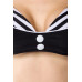 BELSIRA Vintage-Bikinioberteil (black-and-white)