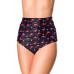 BELSIRA Badehöschen High Waist (black / pink)