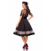 BELSIRA Vintage-Kleid mit Cape (black)