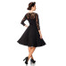 BELSIRA elegantes Spitzenkleid (black)