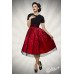 BELSIRA Kleid mit Punkten (black red)