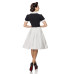 BELSIRA Kleid mit Punkten (black-and-white)