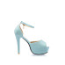 BELSIRA Retro Riemchen-Pumps (Light Blue)