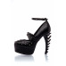 OCULTICA Plateu-Pumps mit Riemen (black)