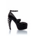 OCULTICA Plateu-Pumps mit Riemen (black)