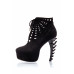 OCULTICA High Heel Ankle Boots (black)