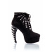 OCULTICA High Heel Ankle Boots (black)