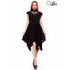 OCULTICA Kleid mit Spitzeneinsatz (black)