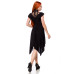 OCULTICA Kleid mit Spitzeneinsatz (black)